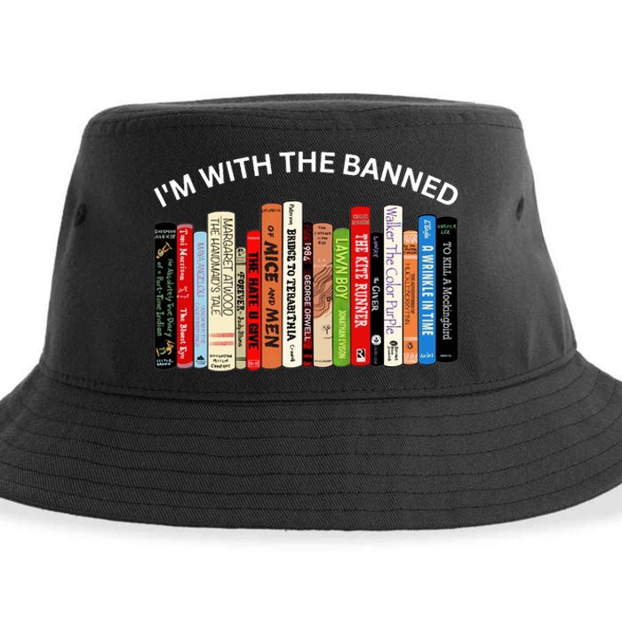 I'm With The Banned Book Sustainable Bucket Hat