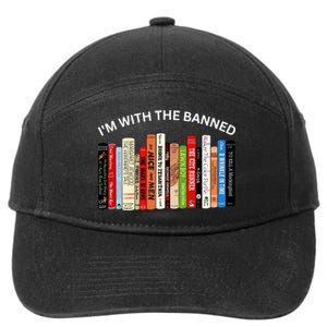 I'm With The Banned Book 7-Panel Snapback Hat