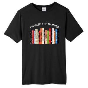 I'm With The Banned Book Tall Fusion ChromaSoft Performance T-Shirt