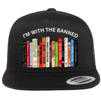 I'm With The Banned Book Flat Bill Trucker Hat