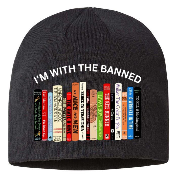 I'm With The Banned Book Sustainable Beanie