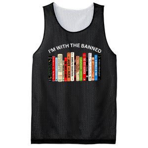 I'm With The Banned Book Mesh Reversible Basketball Jersey Tank