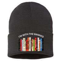 I'm With The Banned Book Sustainable Knit Beanie