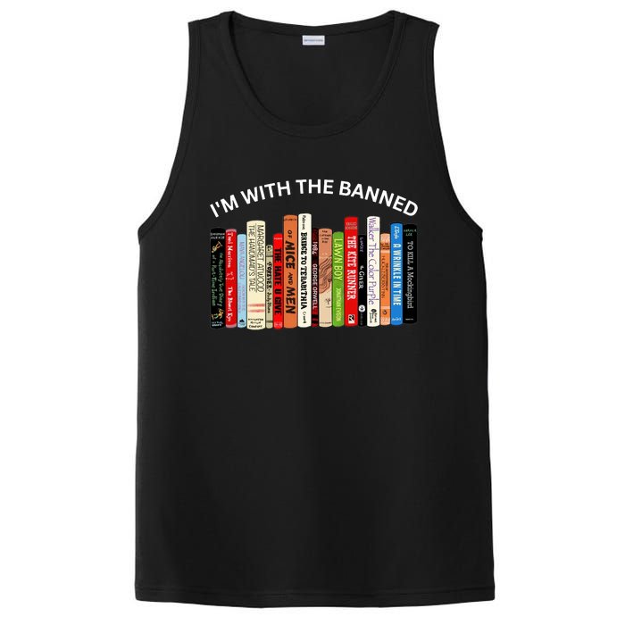 I'm With The Banned Book PosiCharge Competitor Tank