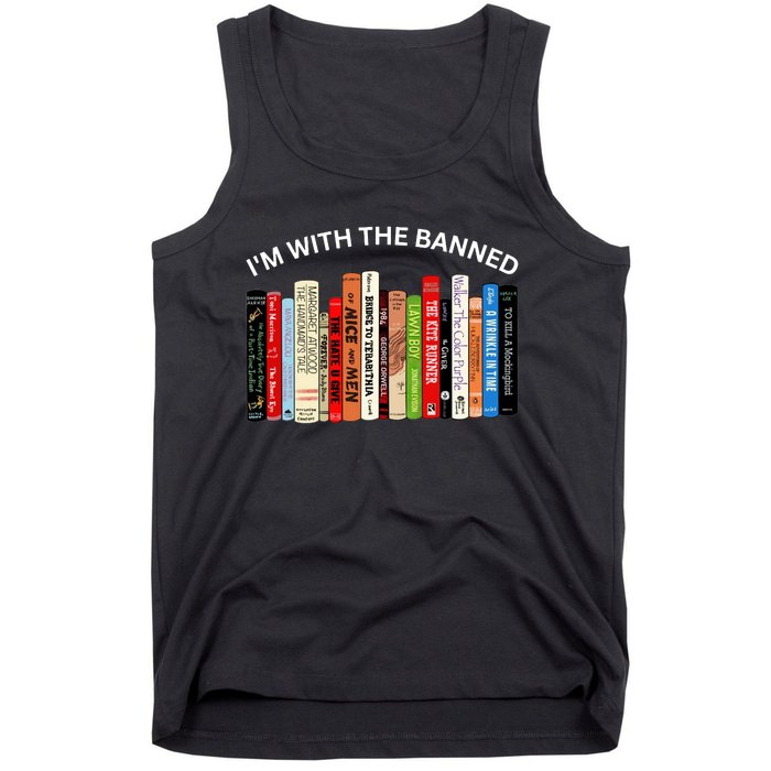 I'm With The Banned Book Tank Top