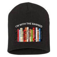 I'm With The Banned Book Short Acrylic Beanie