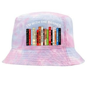 I'm With The Banned Book Tie-Dyed Bucket Hat