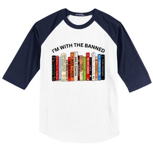 I'm With The Banned Book Baseball Sleeve Shirt