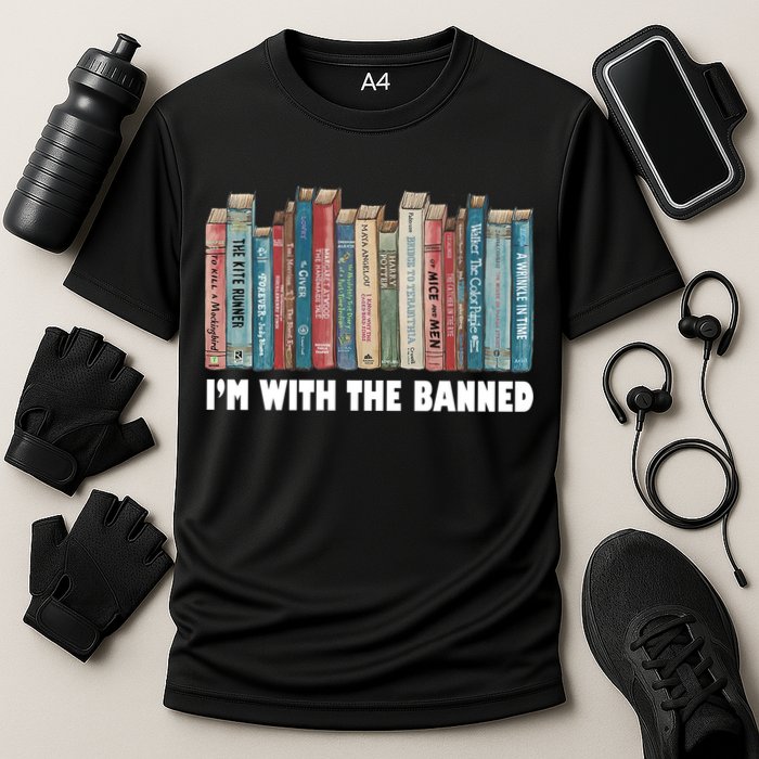 I'm With The Banned Book Cooling Performance Crew T-Shirt