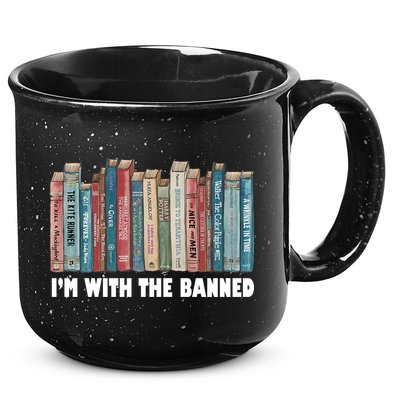I'm With The Banned Book 15oz Campfire Ceramic Mug