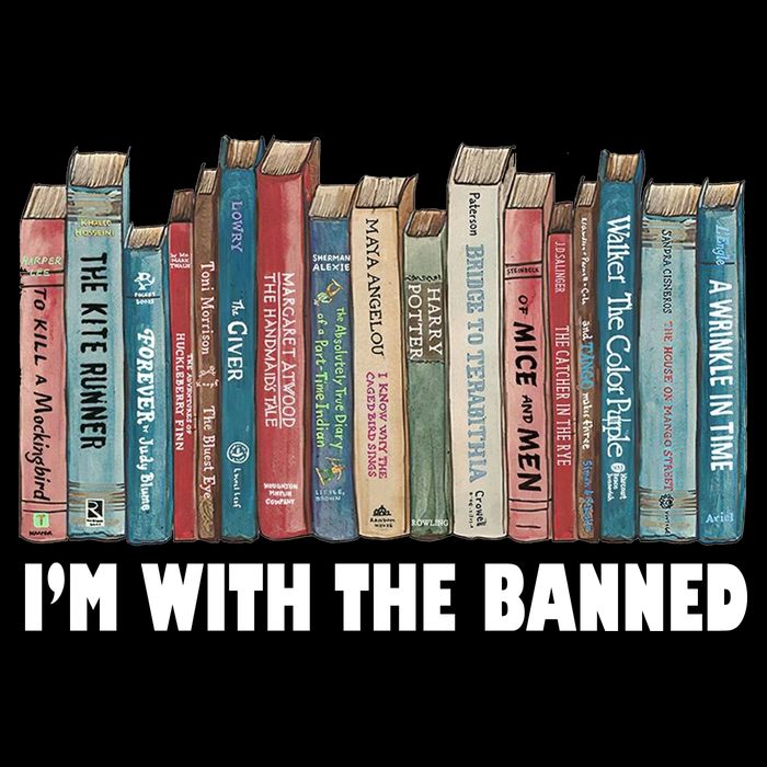I'm With The Banned Book Cooling Performance Long Sleeve Crew