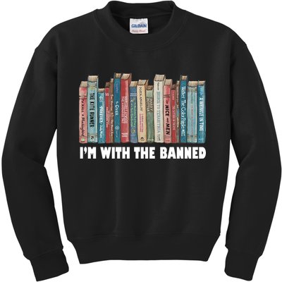 I'm With The Banned Book Kids Sweatshirt