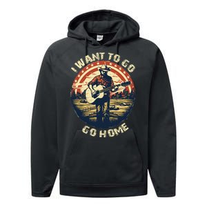 I Want To Go Home Performance Fleece Hoodie