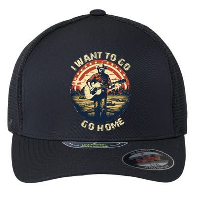 I Want To Go Home Flexfit Unipanel Trucker Cap