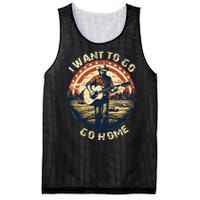 I Want To Go Home Mesh Reversible Basketball Jersey Tank