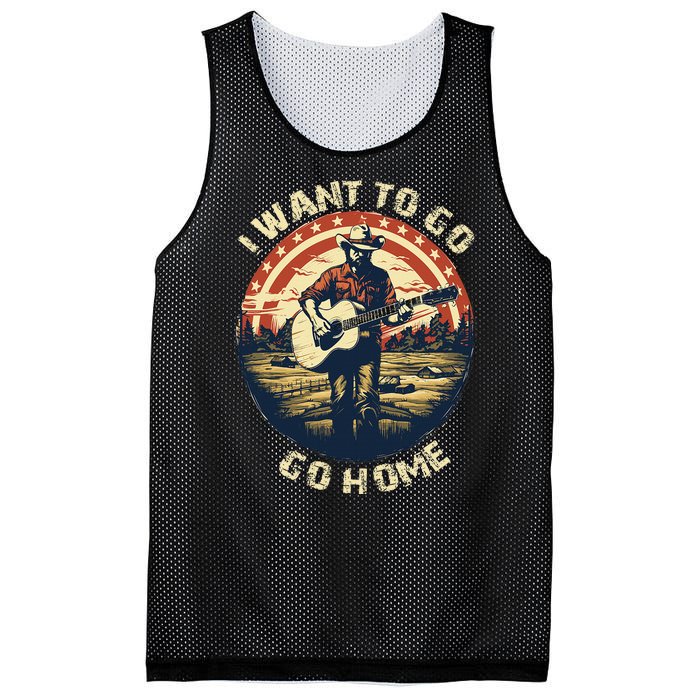 I Want To Go Home Mesh Reversible Basketball Jersey Tank