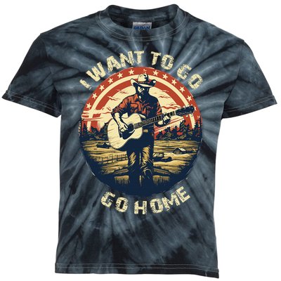 I Want To Go Home Kids Tie-Dye T-Shirt