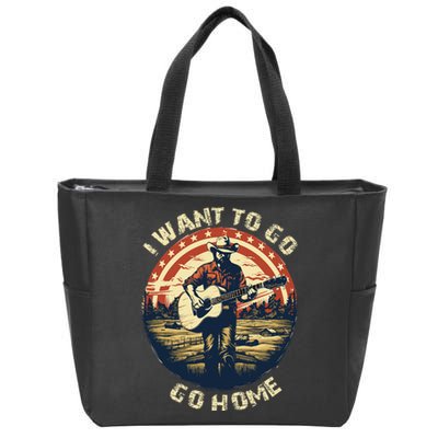 I Want To Go Home Zip Tote Bag