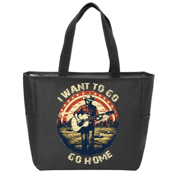 I Want To Go Home Zip Tote Bag