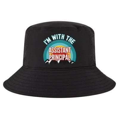 I'm With The Assistant Principal Gift Cool Comfort Performance Bucket Hat