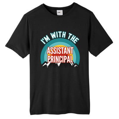 I'm With The Assistant Principal Gift Tall Fusion ChromaSoft Performance T-Shirt