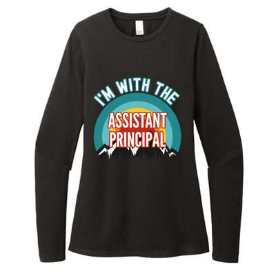 I'm With The Assistant Principal Gift Womens CVC Long Sleeve Shirt