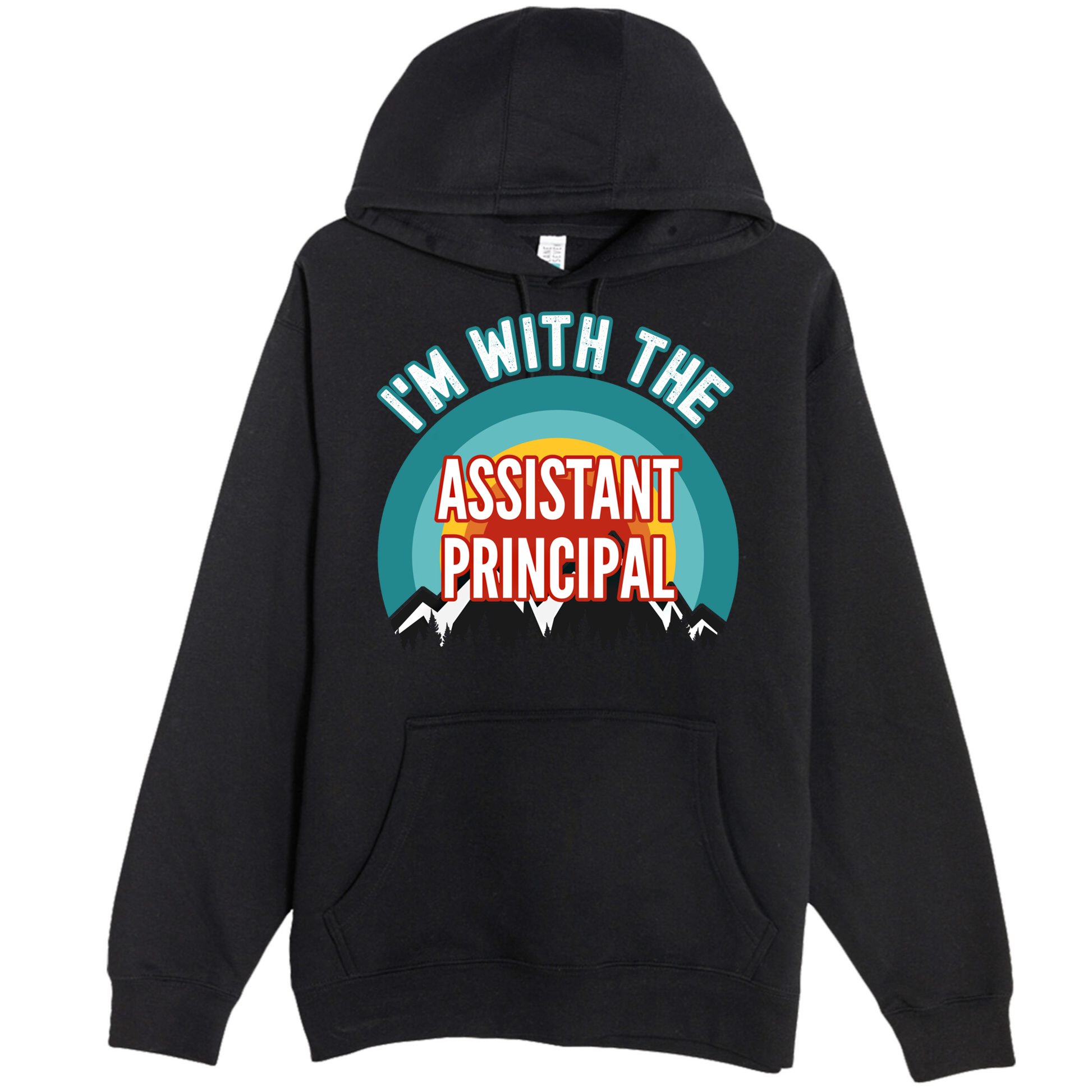 I'm With The Assistant Principal Gift Premium Pullover Hoodie