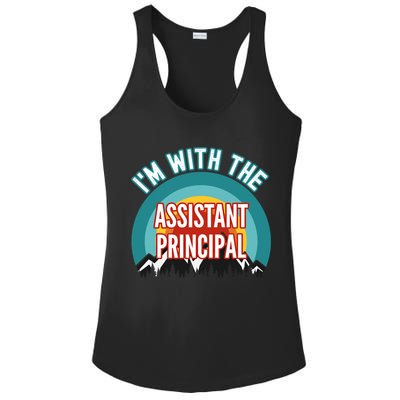 I'm With The Assistant Principal Gift Ladies PosiCharge Competitor Racerback Tank
