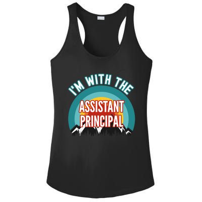 I'm With The Assistant Principal Gift Ladies PosiCharge Competitor Racerback Tank