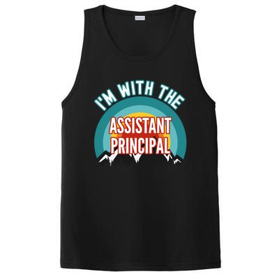 I'm With The Assistant Principal Gift PosiCharge Competitor Tank