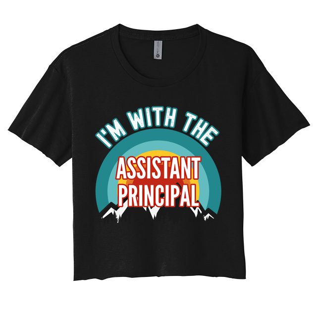I'm With The Assistant Principal Gift Crop Top