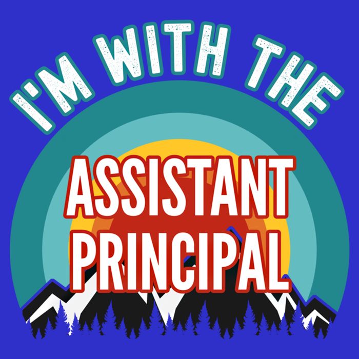 I'm With The Assistant Principal Gift Pom Pom 12in Knit Beanie