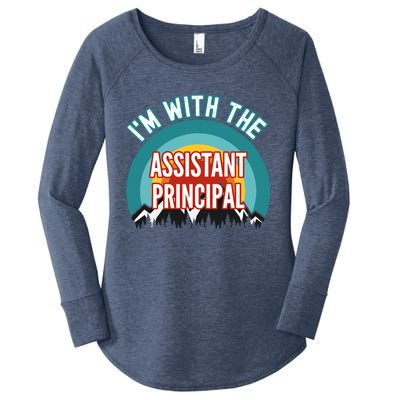 I'm With The Assistant Principal Gift Women's Perfect Tri Tunic Long Sleeve Shirt