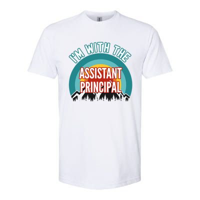 I'm With The Assistant Principal Gift Softstyle CVC T-Shirt