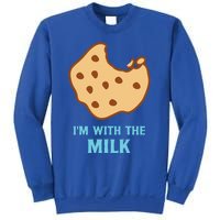 Im With The Milk And Cookie Matching Halloween Couples Sweatshirt