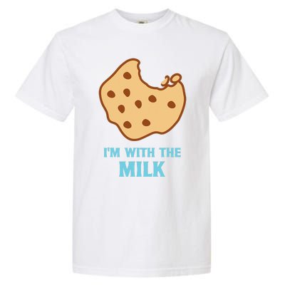 Im With The Milk And Cookie Matching Halloween Couples Garment-Dyed Heavyweight T-Shirt