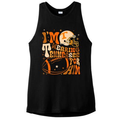 Im Wearing Tennessee Orange For Him Tennessee Football Ladies PosiCharge Tri-Blend Wicking Tank