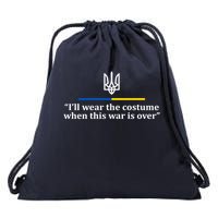 I’ll Wear the Costume when This War Is Over Drawstring Bag