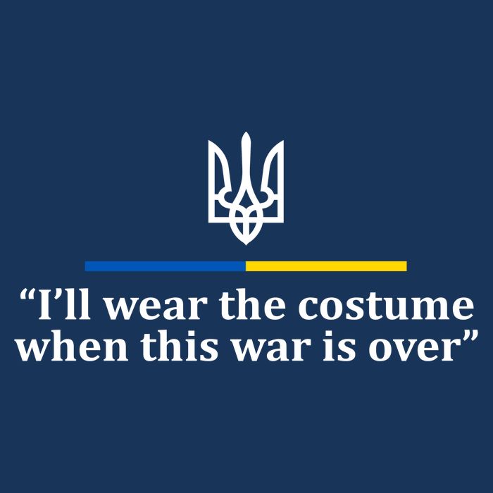 I’ll Wear the Costume when This War Is Over Drawstring Bag