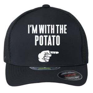 Im With The Potato Funny Halloween Couple Costume Gift Flexfit Unipanel Trucker Cap