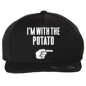 Im With The Potato Funny Halloween Couple Costume Gift Wool Snapback Cap