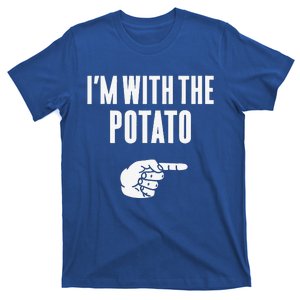 Im With The Potato Funny Halloween Couple Costume Gift T-Shirt