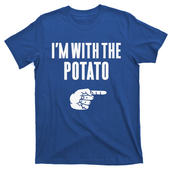 Im With The Potato Funny Halloween Couple Costume Gift T-Shirt