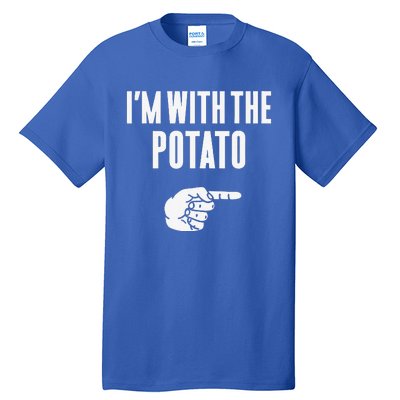 Im With The Potato Funny Halloween Couple Costume Gift Tall T-Shirt