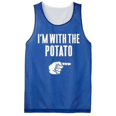 Im With The Potato Funny Halloween Couple Costume Gift Mesh Reversible Basketball Jersey Tank