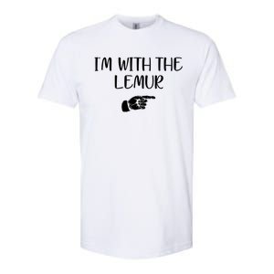 Im With The Lemur Softstyle CVC T-Shirt