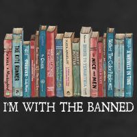 I'm With The Banned Book 25L Jumbo Tote