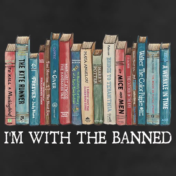 I'm With The Banned Book 25L Jumbo Tote