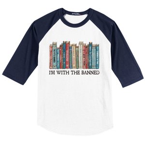 I'm With The Banned Book Baseball Sleeve Shirt