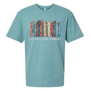 I'm With The Banned Book Sueded Cloud Jersey T-Shirt